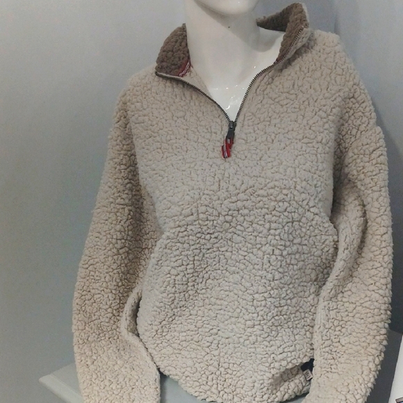 Cozy Sherpa Fleece Pullover, Southern Marsh, Size XS, pre-loved - Picture 1 of 5